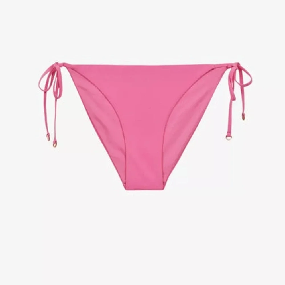 REISS Ripley Side Tie Bikini Bottom Size 6 NEW Bright Pink Swimwear Swimsuit